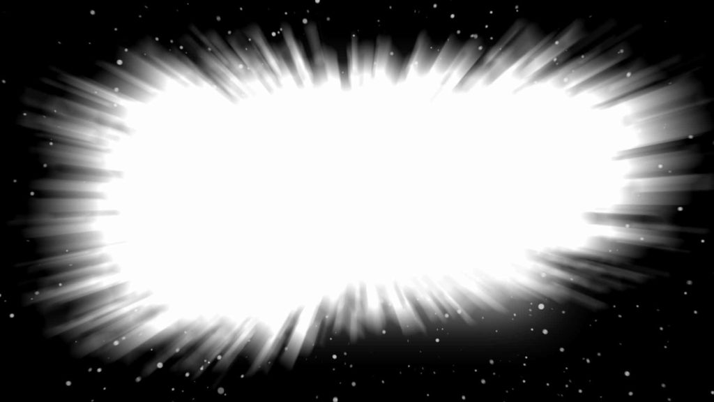 A Free Black and White Static Video Matte Background with Star Effects